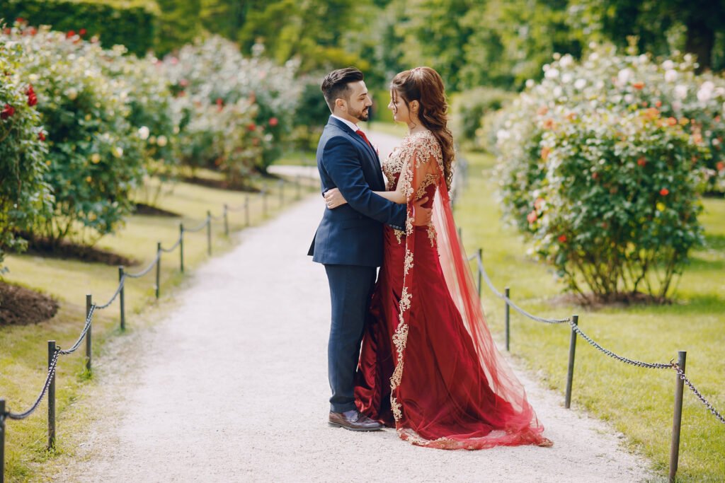 Outdoor wedding reception venues