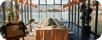 birthday event space for guests