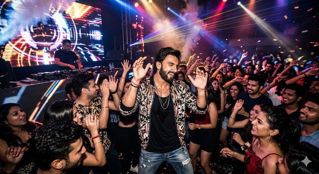 Ranveer Singh high-energy parties 
