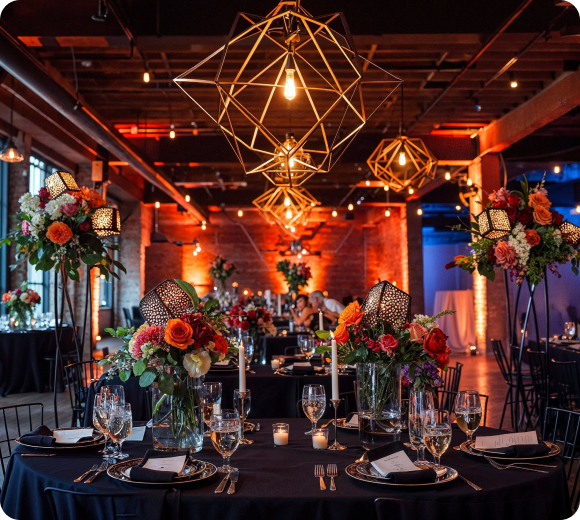 sparkling wine being toasted