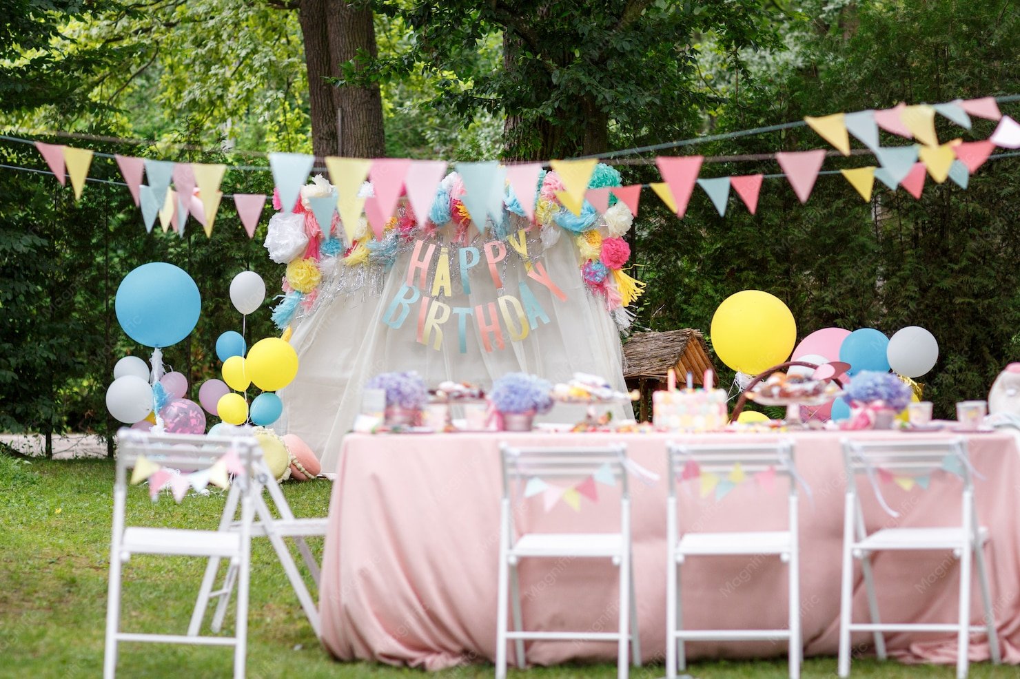 outdoor birthday venue