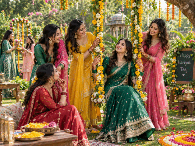 Hariyali Teej 2026: How to Celebrate & Where to Book the Perfect Venue